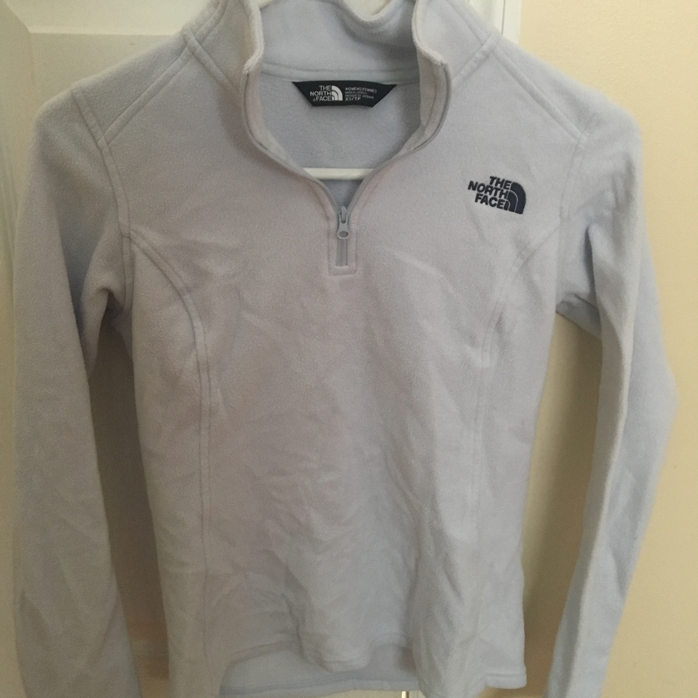 NorthFace Long Sleeve Fleece Top- Baby Blue